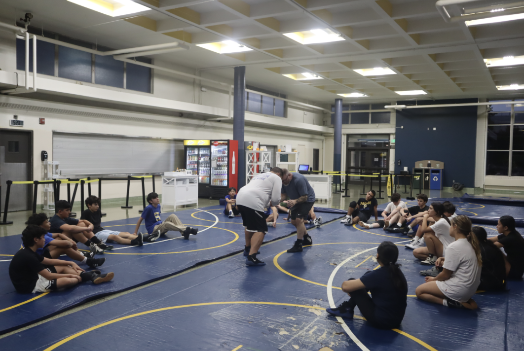 NDB and Serra HS hold first day of wrestling tryouts. 